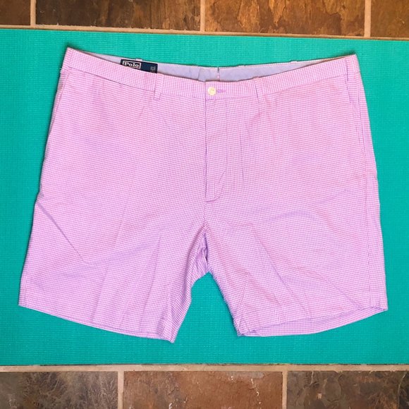 Polo Ralph Lauren Other - Polo Ralph Lauren Blue Label - Purple Plaid Shorts, Slim Fit - 42 W